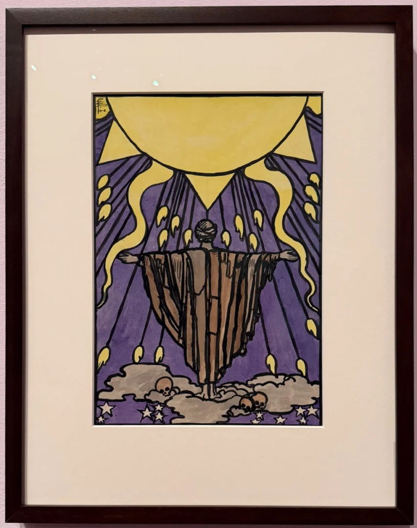 Sketch for Glass - Original Painting by Pamela Colman Smith