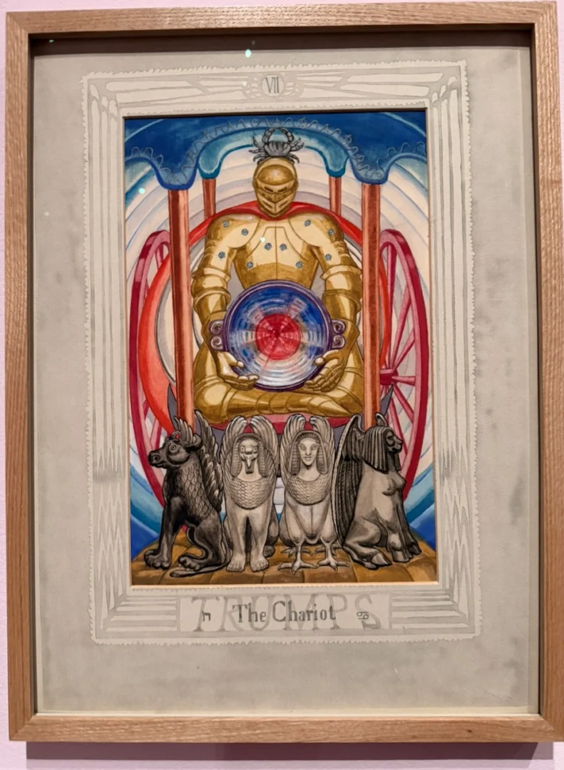 The Chariot from the Thoth Tarot - Original Painting by Lady Freida Harris